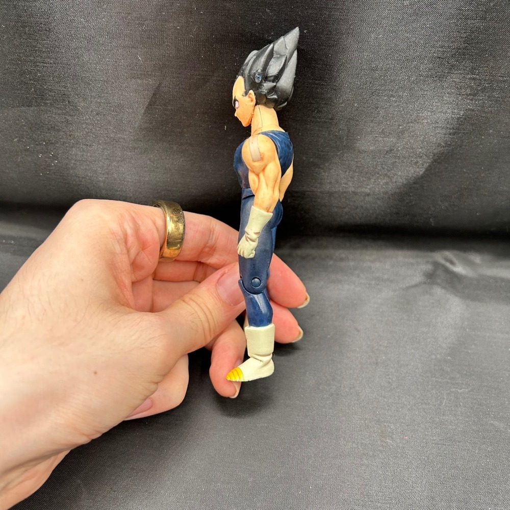 Dragon Ball Z Majin Vegeta Action Figure Irwin Toy 2002 Blue Suit Vintage DBZ - Picture 2 of 7